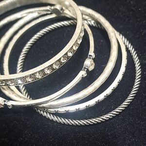 Premier Designs Silver Bracelet Set